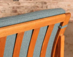 Pamono Vintage Danish Model 3232 Lounge Chairs in Oak by Borge Mogensen for Fredericia Stolefabrik, 1960s, Set of 4