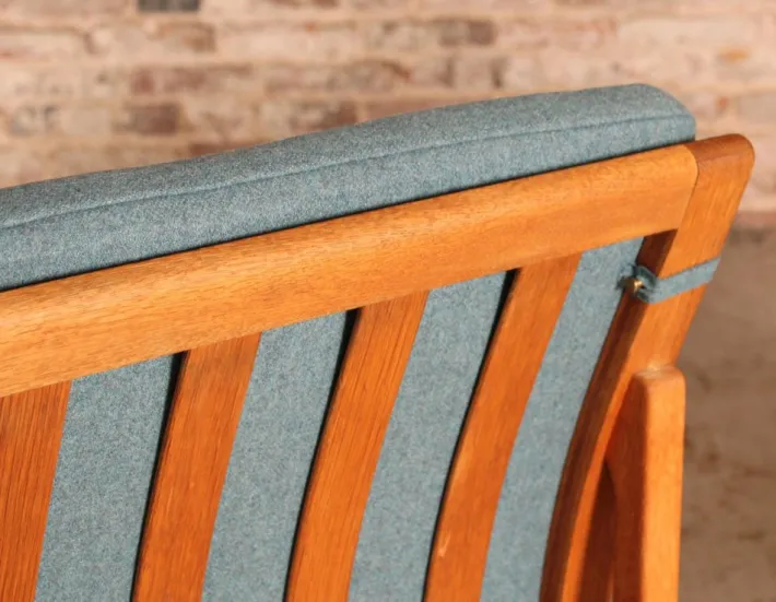 Pamono Vintage Danish Model 3232 Lounge Chairs in Oak by Borge Mogensen for Fredericia Stolefabrik, 1960s, Set of 4