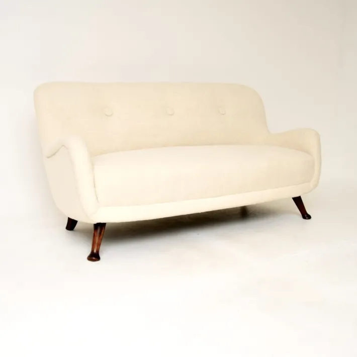 Pamono Vintage Danish Sofa attributed to Berga Mobler, 1940s