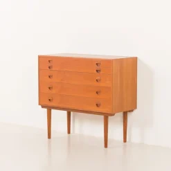 Pamono Vintage Danish Teak Chest of Drawers by Rud Thygesen and Johnny Sørensen for HG Furniture, 1960s
