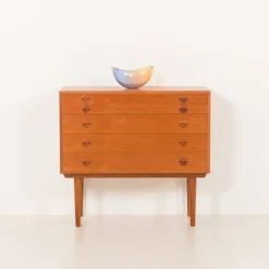 Pamono Vintage Danish Teak Chest of Drawers by Rud Thygesen and Johnny Sørensen for HG Furniture, 1960s
