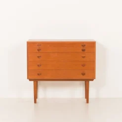 Pamono Vintage Danish Teak Chest of Drawers by Rud Thygesen and Johnny Sørensen for HG Furniture, 1960s