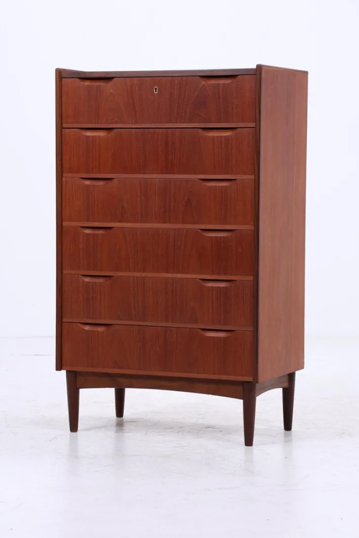 Pamono Vintage Danish Teak Chest of Drawers, 1960s Online