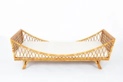 Pamono Vintage Daybed in Rattan, 1950 Outlet