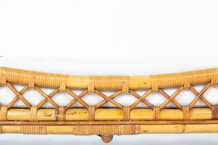 Pamono Vintage Daybed in Rattan, 1950 Outlet