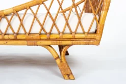 Pamono Vintage Daybed in Rattan, 1950 Outlet
