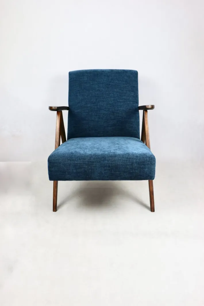 Pamono Vintage Denim Blue Armchair, 1970s Sale