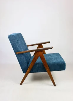 Pamono Vintage Denim Blue Armchair, 1970s Sale