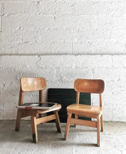 Pamono Vintage Design School Chairs by Eibe for Children, Germany, 1960s, Set of 2 Hot