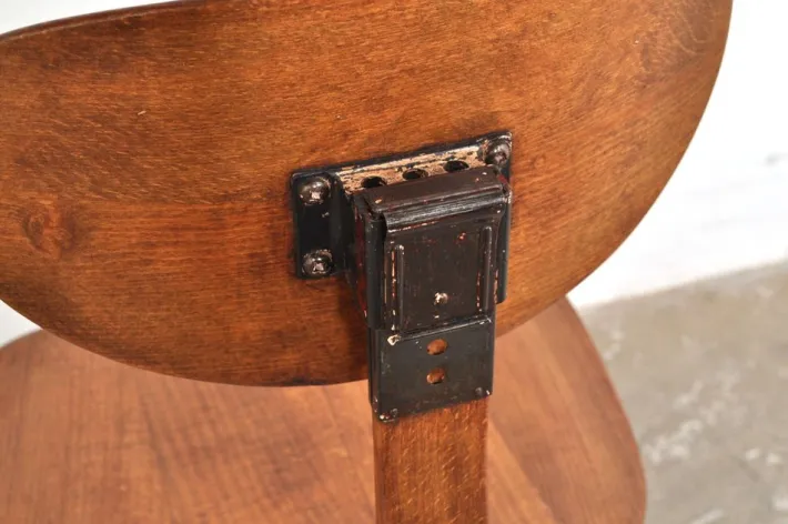 Pamono Vintage Desk Chair on Wheels by Albert Stoll for Stoll Giroflex, 1930s Clearance