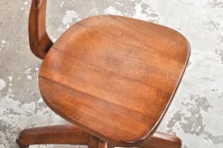 Pamono Vintage Desk Chair on Wheels by Albert Stoll for Stoll Giroflex, 1930s Clearance