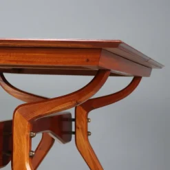 Pamono Vintage Dining Table in Mahogany Veneer, Italy, 1960s Clearance