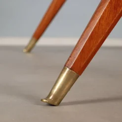 Pamono Vintage Dining Table in Mahogany Veneer, Italy, 1960s Clearance