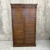 Pamono Vintage Double Tambour Filing Cabinet in Oak, 1920s Discount