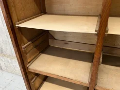 Pamono Vintage Double Tambour Filing Cabinet in Oak, 1920s Discount