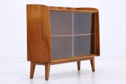 Pamono Vintage Dresser with Glass Doors, 1960s Clearance