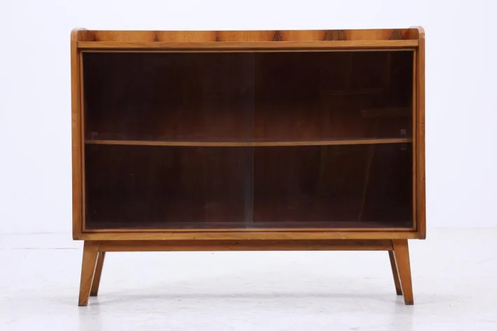 Pamono Vintage Dresser with Glass Doors, 1970s Best