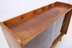 Pamono Vintage Dresser with Glass Doors, 1970s Best