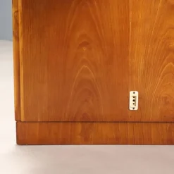 Pamono Vintage Dressing Table in Oak Veneer and Glass, 1960s