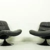 Pamono Vintage Dutch F978 Swivel Chairs by Geoffrey Harcourt for Artifort, 1970s, Set of 2 Outlet