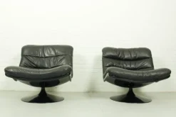 Pamono Vintage Dutch F978 Swivel Chairs by Geoffrey Harcourt for Artifort, 1970s, Set of 2 Outlet