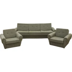 Pamono Vintage Eastern Bloc Living Room Set, Former Czechoslovakia, 1980s, Set of 3 New