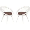 Pamono Vintage Ellipse Armchairs from Swedese, Set of 2