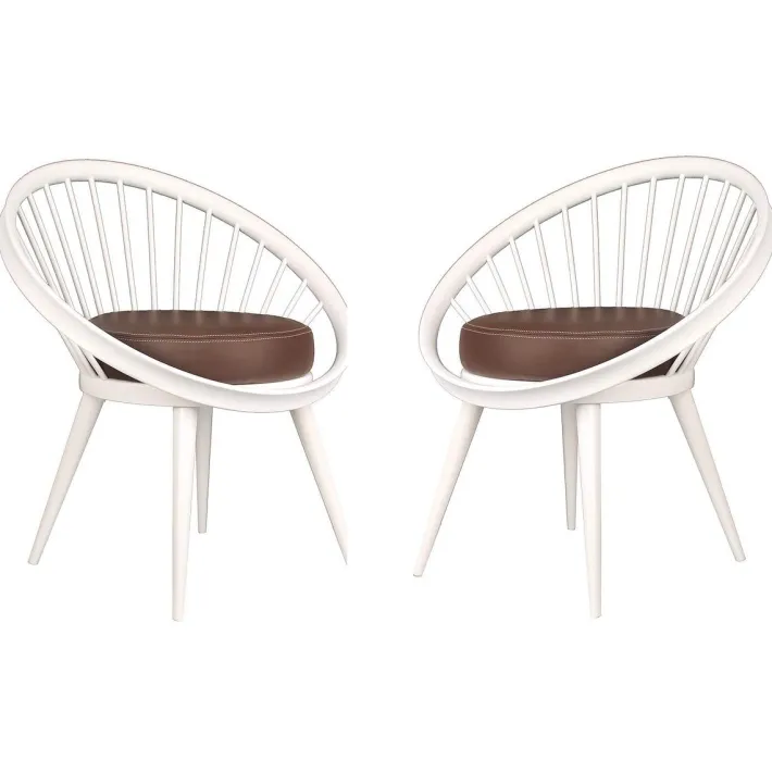 Pamono Vintage Ellipse Armchairs from Swedese, Set of 2