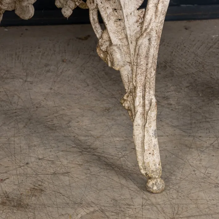 Pamono Vintage English Cast Aluminium and Teak Garden Suite, 1960, Set of 3 Clearance