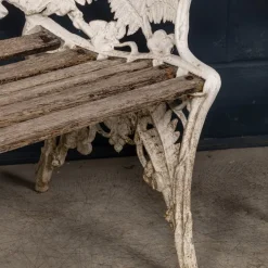 Pamono Vintage English Cast Aluminium and Teak Garden Suite, 1960, Set of 3 Clearance