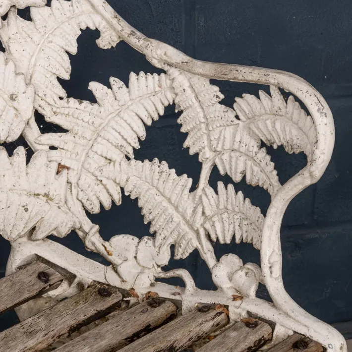 Pamono Vintage English Cast Aluminium and Teak Garden Suite, 1960, Set of 3 Clearance