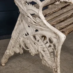 Pamono Vintage English Cast Aluminium and Teak Garden Suite, 1960, Set of 3 Clearance