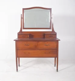 Pamono Vintage English Dressing Table with Mirror, 1920s Best