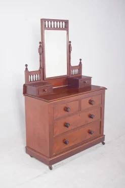 Pamono Vintage English Dressing Table with Drawers, 1920s Hot