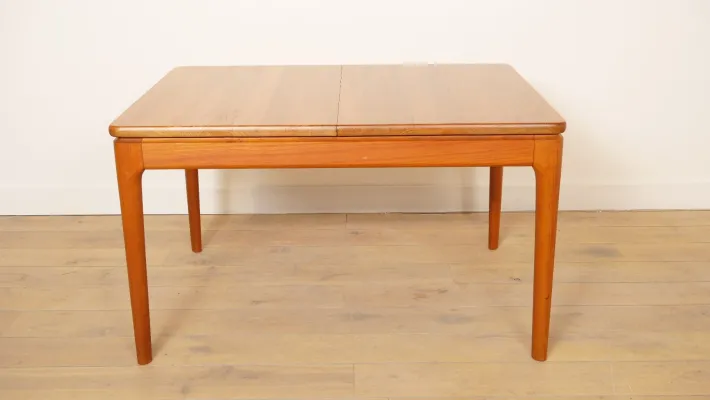 Pamono Vintage Extendable Dining Table in Teak from Glostrup Moblerfabrik Sale