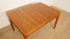 Pamono Vintage Extendable Dining Table in Teak from Glostrup Moblerfabrik Sale