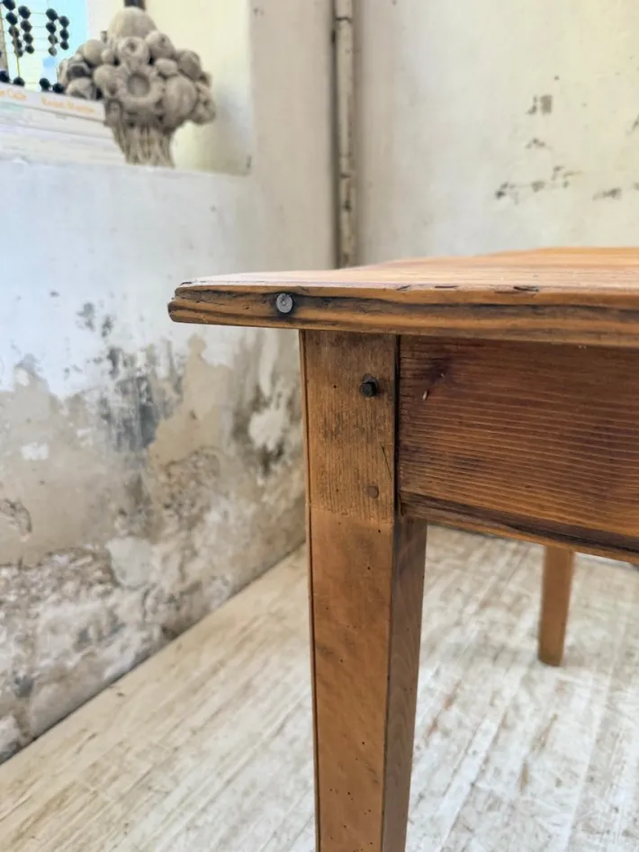 Pamono Vintage Farmhouse Table in Pine and Oak, 1950s