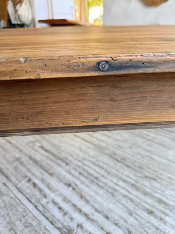 Pamono Vintage Farmhouse Table in Pine and Oak, 1950s