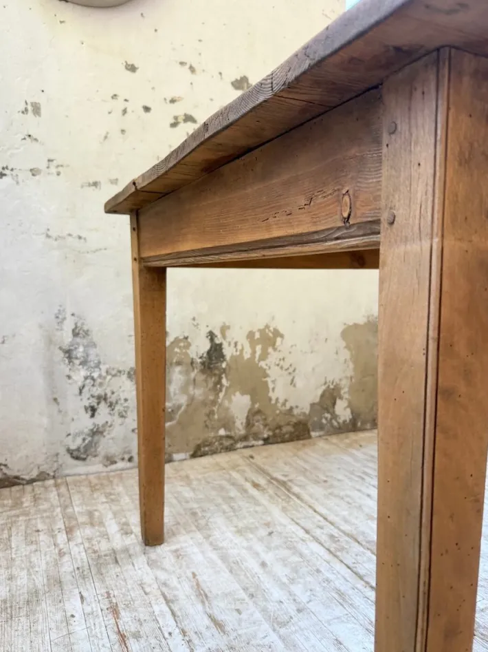 Pamono Vintage Farmhouse Table in Pine and Oak, 1950s