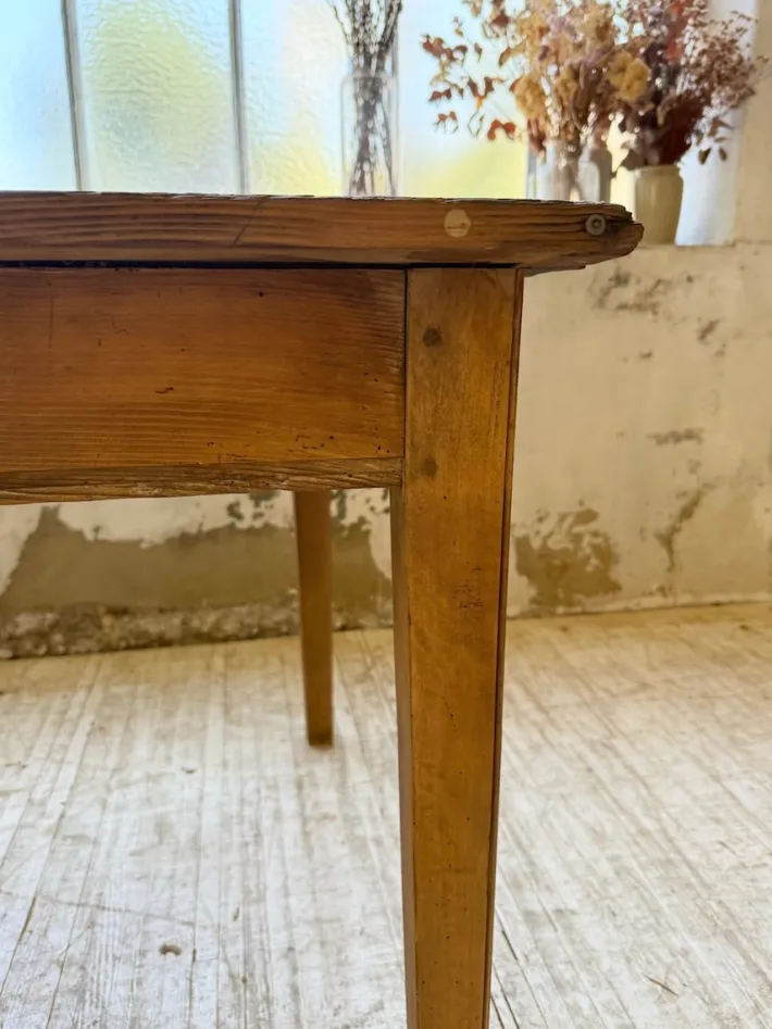 Pamono Vintage Farmhouse Table in Pine and Oak, 1950s