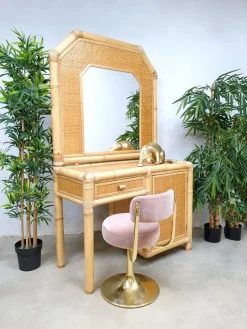 Pamono Vintage Faux Bamboo Dressing Table, 1980s Outlet