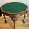Pamono Vintage Figured Walnut Card Table, 1920 Best