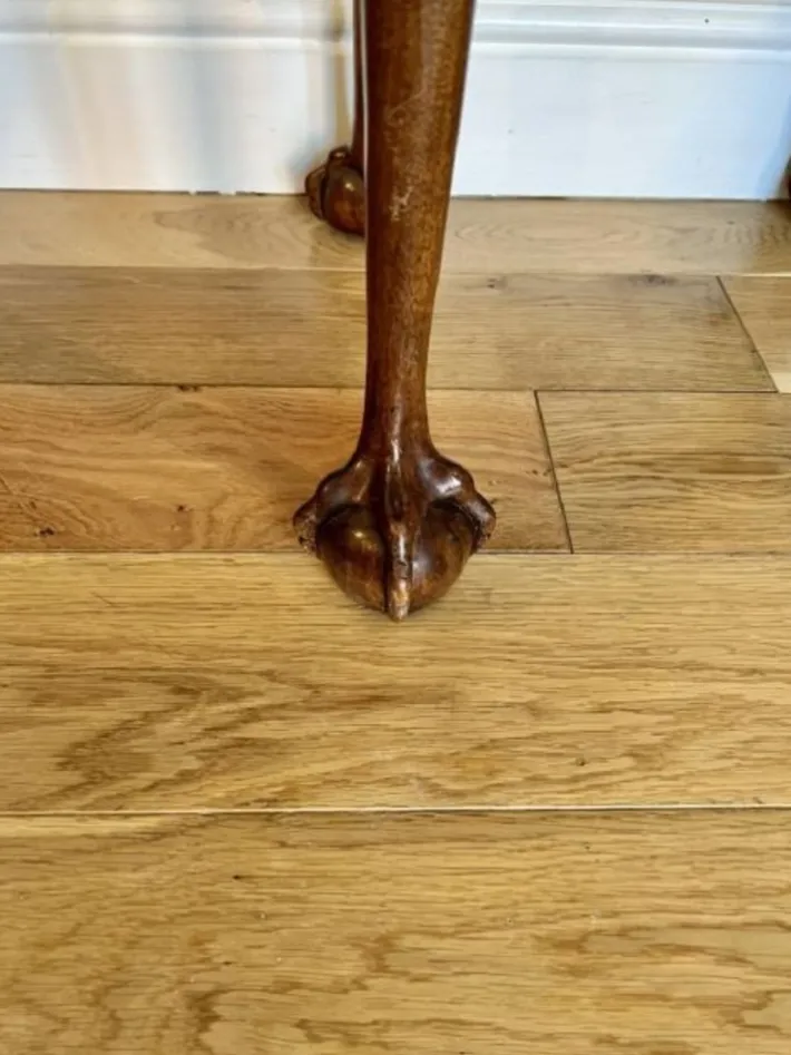 Pamono Vintage Figured Walnut Card Table, 1920 Best