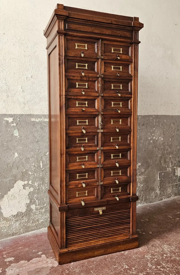 Pamono Vintage Filing Cabinet, 1920s Best