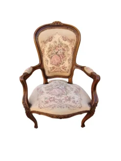 Pamono Vintage Floral Sofa and 2 Armchairs, 1930s, Set of 3 Sale