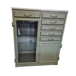 Pamono Vintage French Art Deco Dentist Cabinet, 1920s Discount