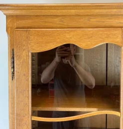 Pamono Vintage French Bookcase in Oak Discount