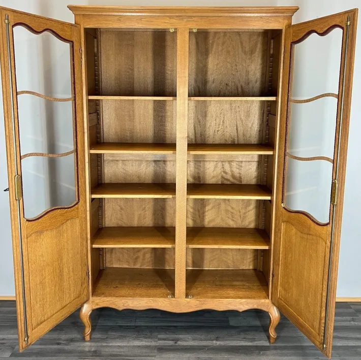Pamono Vintage French Bookcase in Oak Discount