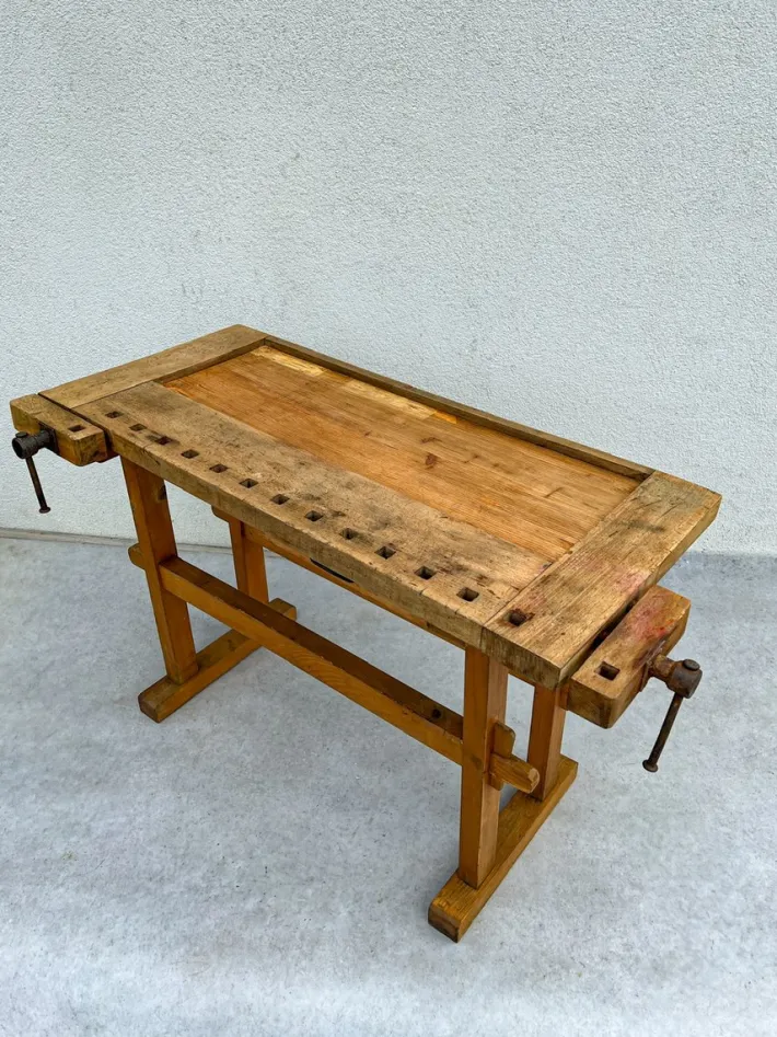 Pamono Vintage French Children's Carpenter Workbench, 1950s Clearance