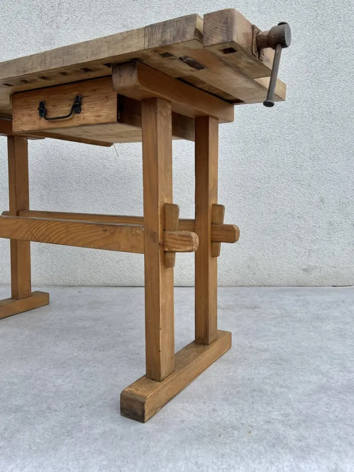 Pamono Vintage French Children's Carpenter Workbench, 1950s Clearance